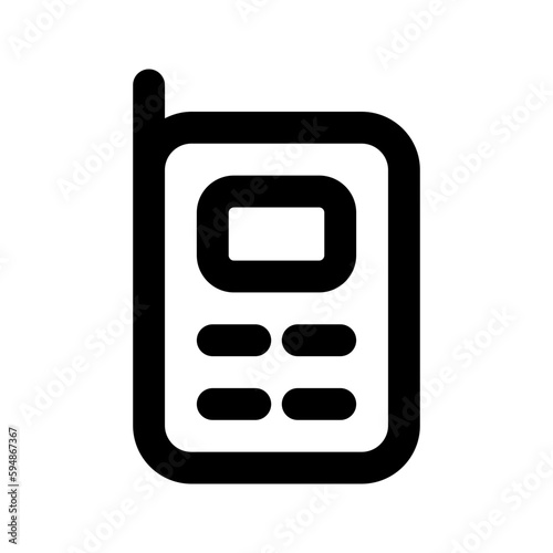 walkie talkie glyph icon