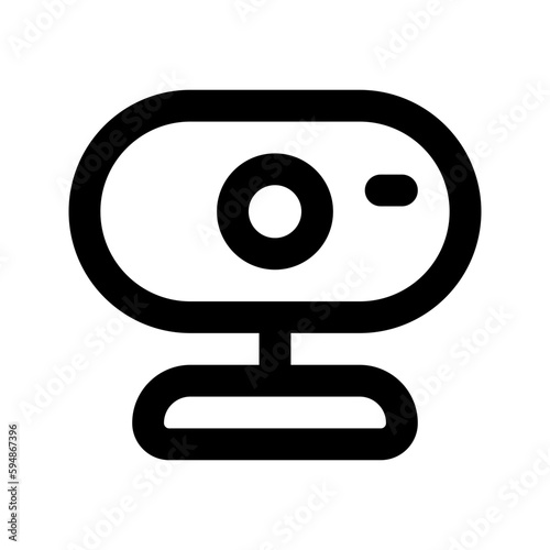 webcam glyph icon