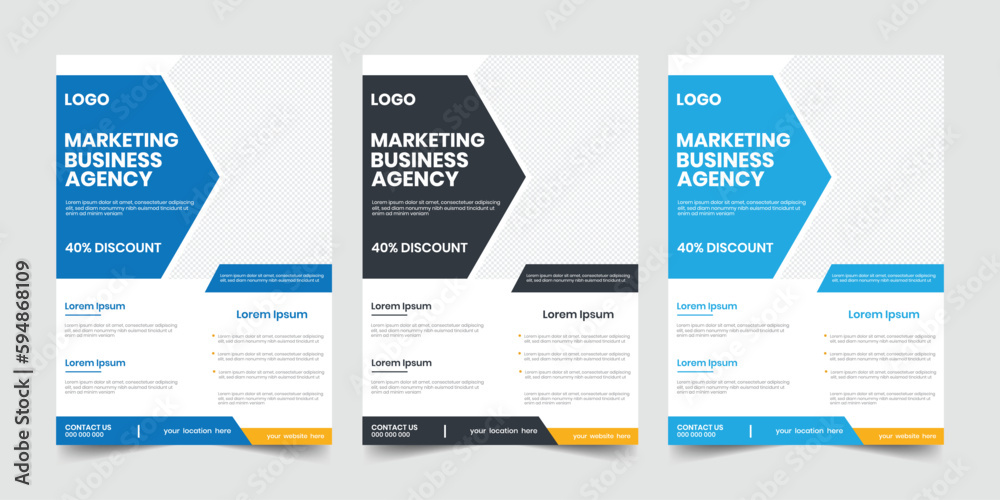 New marketing creative vertical simple flyer, folded marketing conversation abstract background, business economic header forum