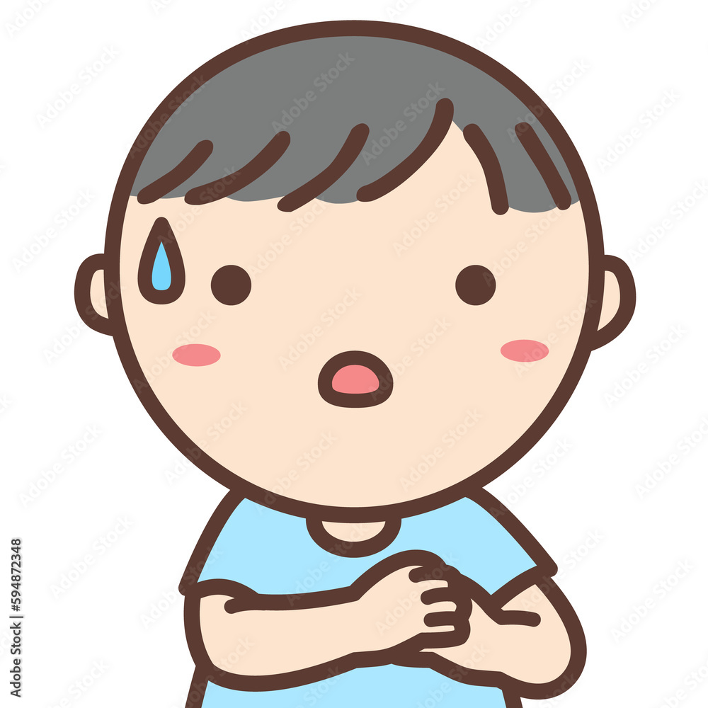 「ドキドキする」絵カード（生活場面）【療育・発達障害・自閉症】