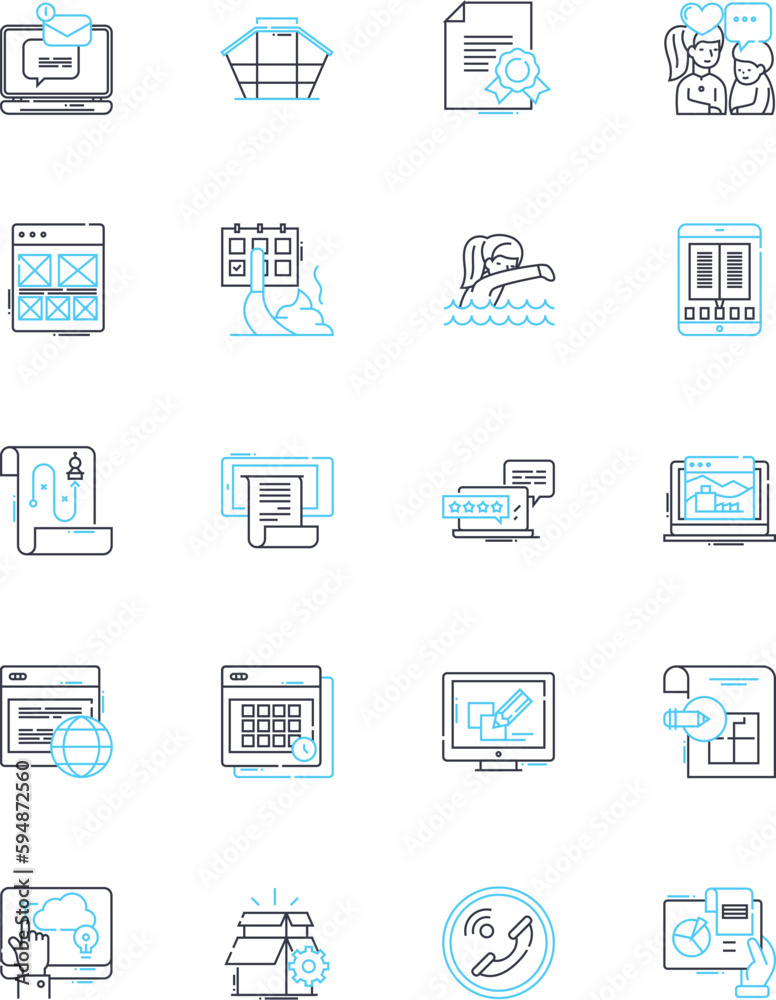 Schedule linear icons set. Agenda, Timetable, Calendar, Routine, Itinerary, Program, Plan line vector and concept signs. Calendarize,Reminders,Agenda Items outline illustrations Generative AI Schedule linear icons set. Agenda, Timetable, Calendar, Routine, Itinerary, Program, Plan line vector and concept signs. Calendarize,Reminders,Agenda Items outline illustrations Generative AI