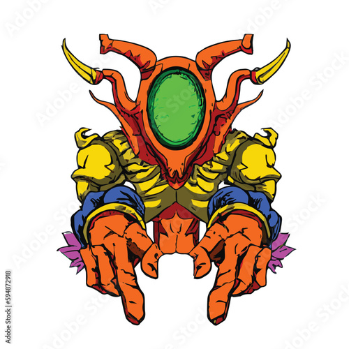 Ancient Predator Monster Illustration Artwork