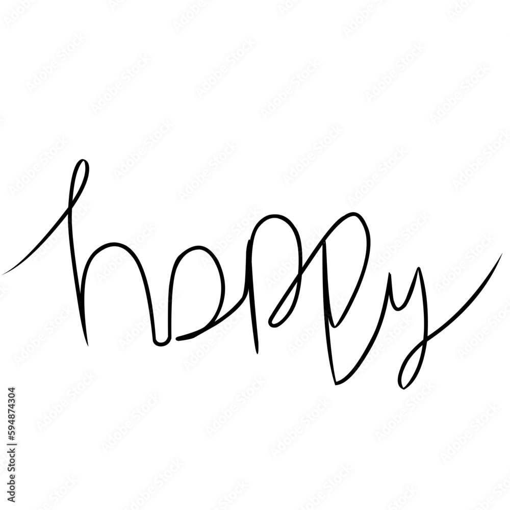 Fototapeta premium Hand Writing Letter,Hand Writing Calligraphy