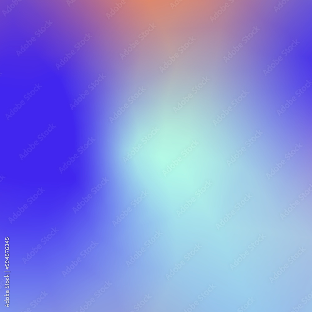 Fototapeta premium Blue Orange Modern Gradient Background