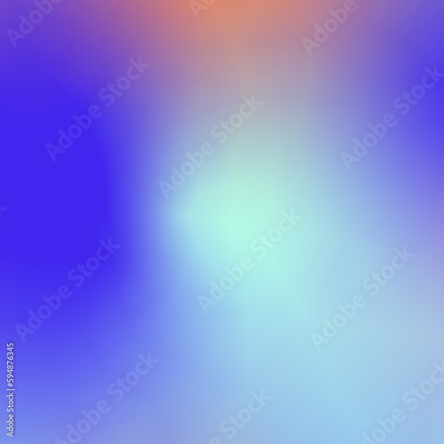 Blue Orange Modern Gradient Background 