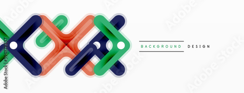 Minimal geometric background cross line. Design for wallpaper, banner, background, landing page, wall art, invitation, prints, posters