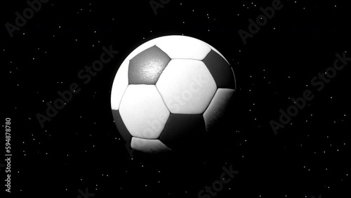 Conceptual, earth and soccer ball. Global football visual.