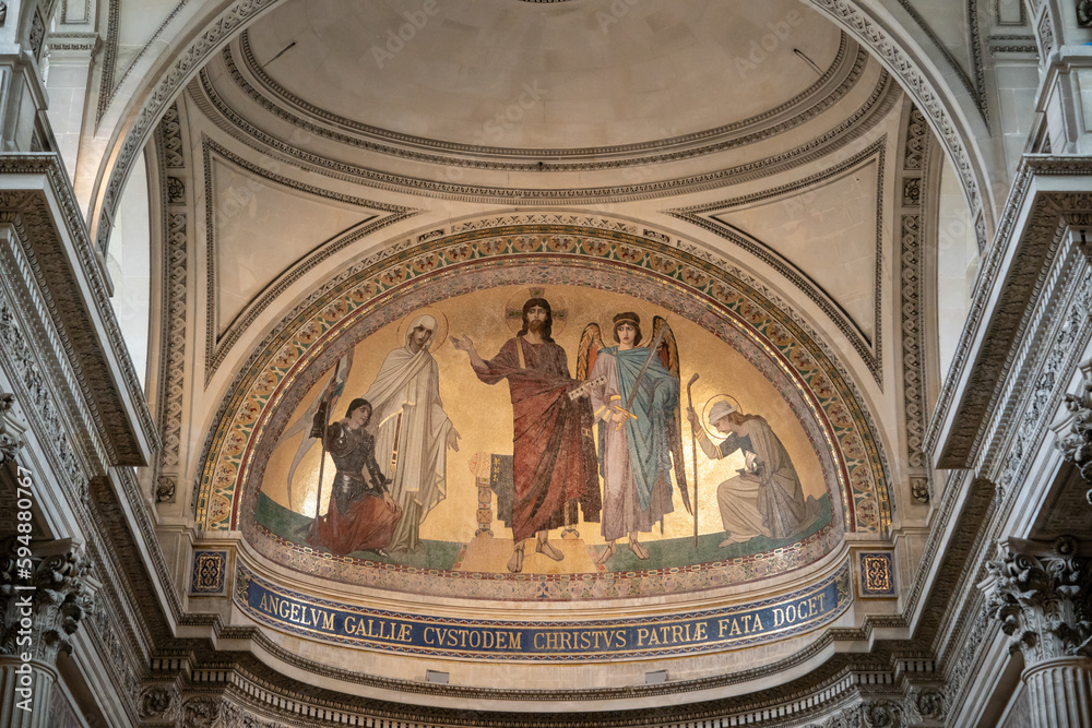 Fototapeta premium Inside of the Pantheon, Paris
