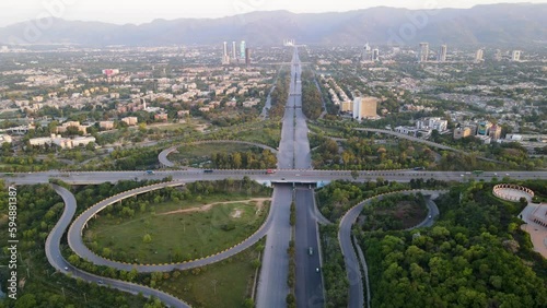 A Bird's Eye View of Islamabad: Stunning Drone Shots of Pakistan's Capital photo