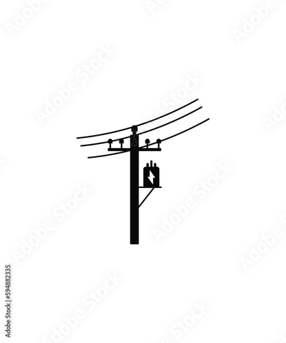 electric line icon, vector best flat icon.