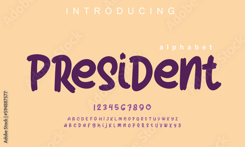 President font. Elegant alphabet letters font and number. Classic Copper Lettering Minimal Fashion Designs. Typography fonts regular uppercase and lowercase. vector illustration