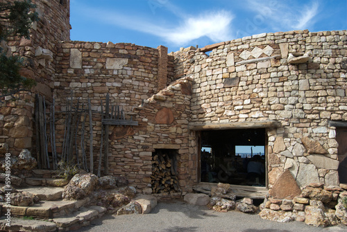 Desert View Watchtower in Grand Canyon National Park entrance photo