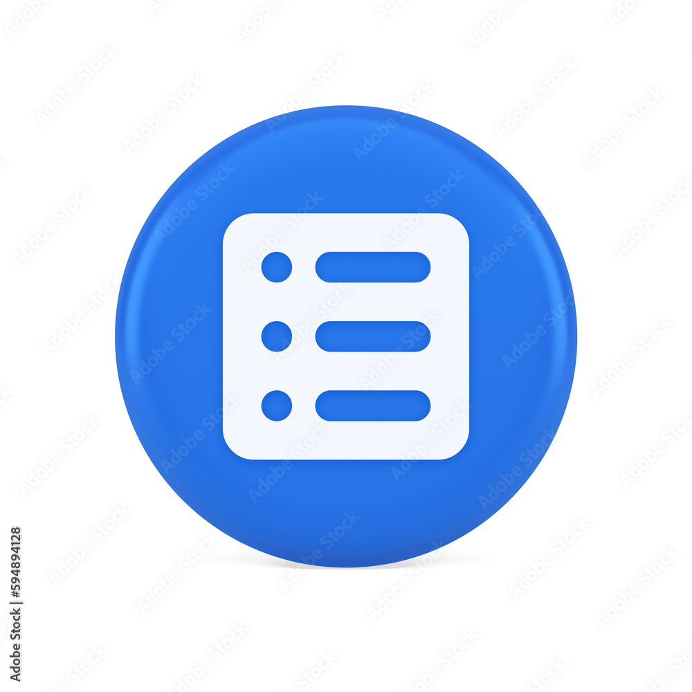 To do list agenda important message button planner business organizer time management 3d icon To do list agenda important message button planner business organizer time management 3d icon