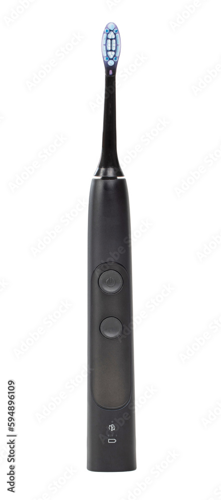 Modern toothbrush isolated on white background