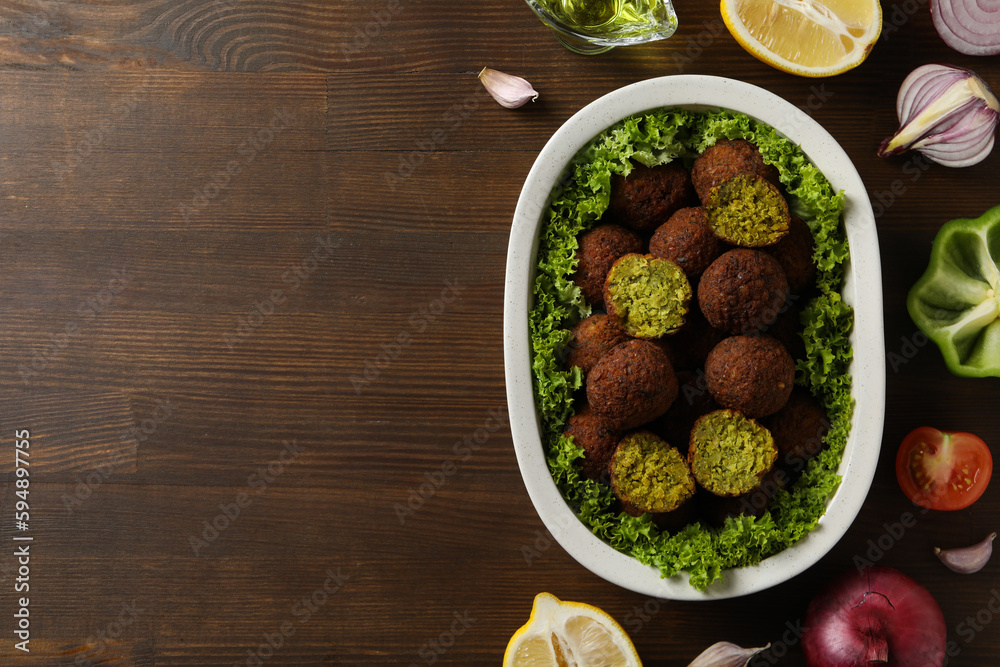 Vegetarian food concept - falafel, tasty falafel balls Vegetarian food concept - falafel, tasty falafel balls