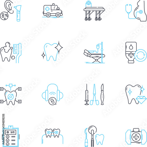 Individualized approach linear icons set. Personalization, Customization, Tailoring, Specificity, Focusing, Differentiated, Personal line vector and concept signs. Unique,Special,Adjusted outline