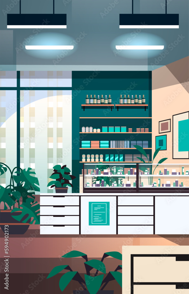 modern loft interior of cosmetology salon or open space home office with furniture for corporate or freelance work modern loft interior of cosmetology salon or open space home office with furniture for corporate or freelance work