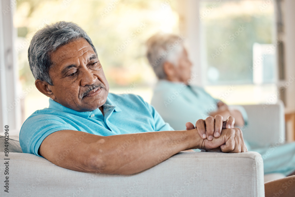 Angry, senior couple and fighting on a sofa about divorce, breakup and separation in their home. Argue, depression and toxic elderly man with woman on couch after conflict, crisis or marriage problem Angry, senior couple and fighting on a sofa about divorce, breakup and separation in their home. Argue, depression and toxic elderly man with woman on couch after conflict, crisis or marriage problem