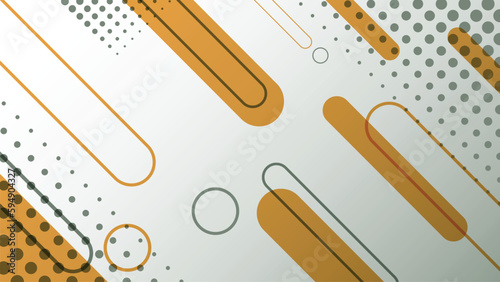4K ultra high definition modern minimal geometric background yellow dynamic shapes element used for decoration, illustration, backdrop, wallpaper, background.