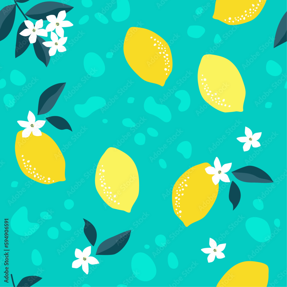 citrus and flowers floral seamless pattern, lemons design for background, paper, fabric, cover, interior decor and other uses
citrus and flowers floral seamless pattern, lemons design for background, paper, fabric, cover, interior decor and other uses