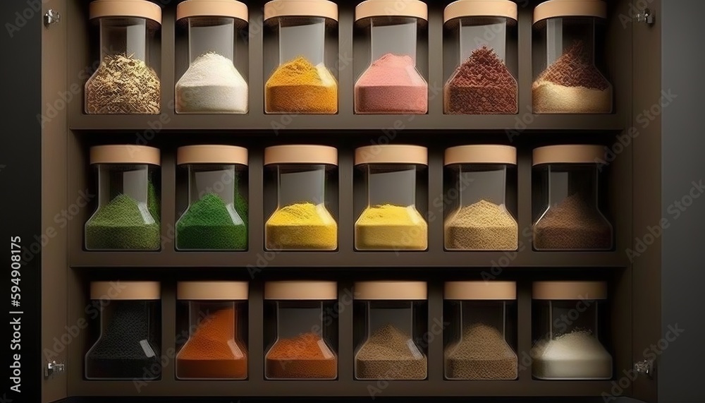beautiful, sophisticated storage of herbs in the kitchen beautiful, sophisticated storage of herbs in the kitchen