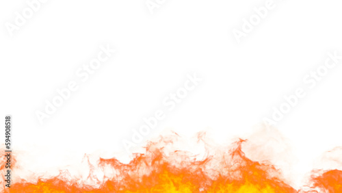 Fire abstract on alpha channel