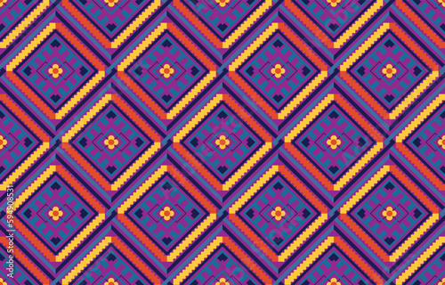 Wallpaper Mural Seamless abstract geometric pattern. Vector Illustration. Torontodigital.ca