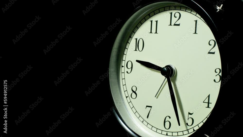 Time lapse of a clock time passing over a day to night. Time lapse of a clock time passing over a day to night.