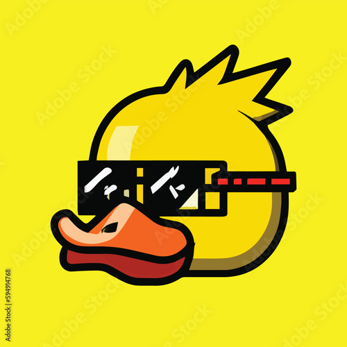 Thuggy Duck With Cool Glasses