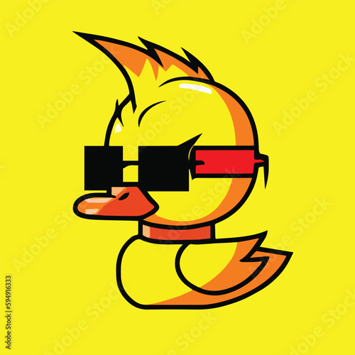Swag Punky Duck cool illustration