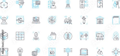 Food service linear icons set. Catering, Restaurant, Delivery, Cafeteria, Hospitality, Culinary, Buffet line vector and concept signs. Kitchen,Bar,Banquet outline illustrations