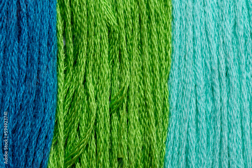Tło z pięknych nasyconych kolorów zieleni i turkusu