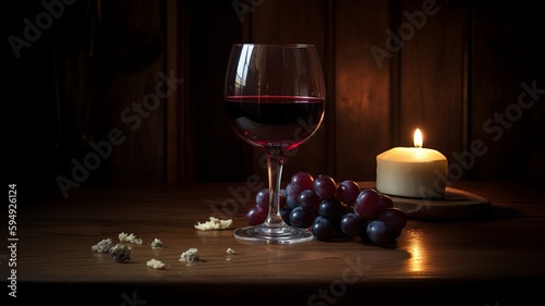 A Tempting Glass of Red Wine