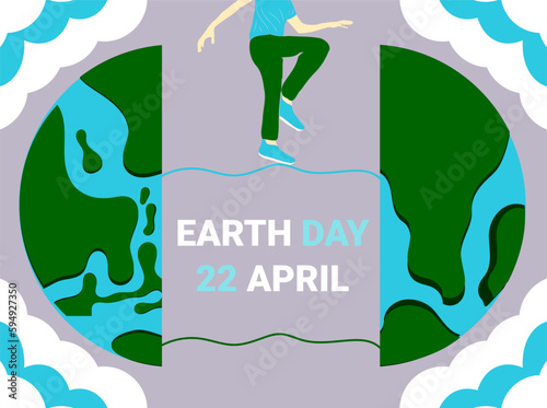 Standing on the rope between half of earth. 22 April 2023