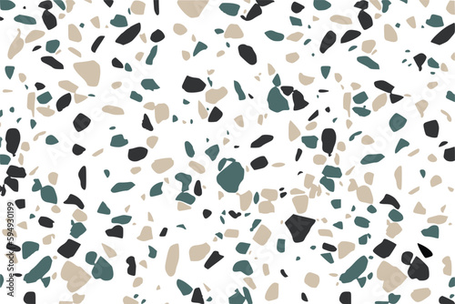 Terrazzo abstract Colorful Granite Texture Vector Pattern illustration