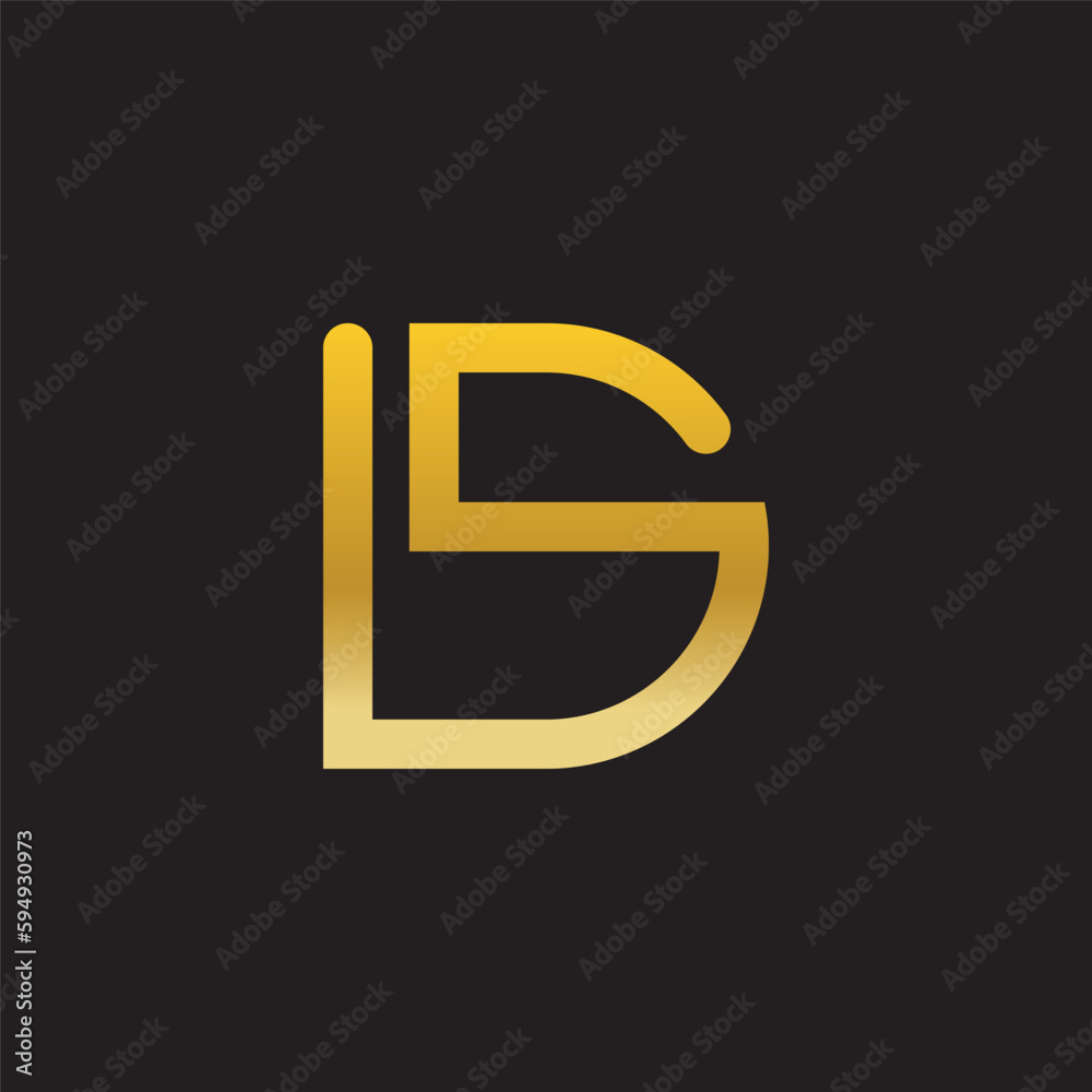 Alphabet letters monogram logo DS,SD,S and D, elegant and Professional letter icon design on black background. Alphabet letters monogram logo DS,SD,S and D, elegant and Professional letter icon design on black background.