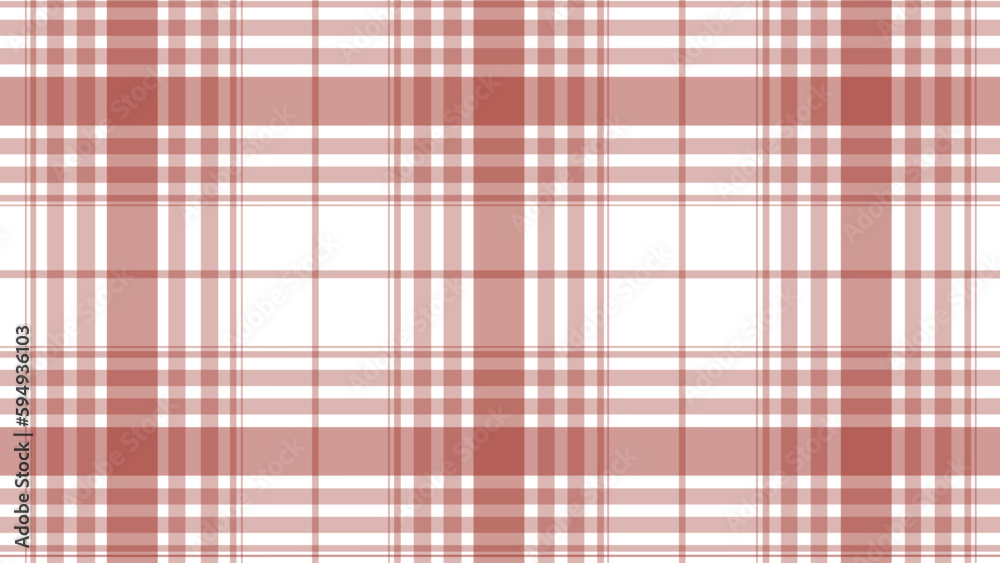 Red and white plaid fabric texture on a white background