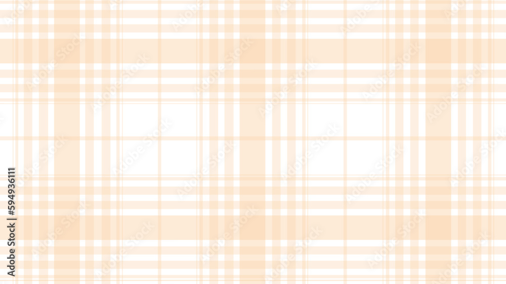 Orange and white plaid fabric texture on a white background Orange and white plaid fabric texture on a white background