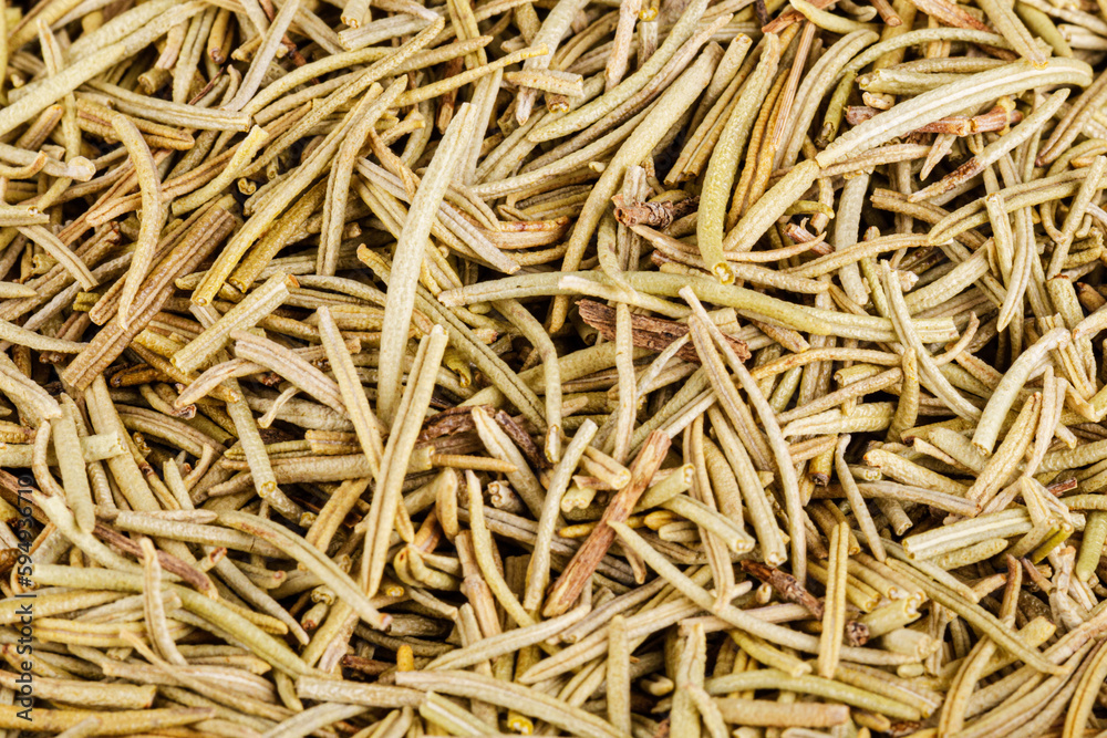 Close up of dried Rosemany Leaves Close up of dried Rosemany Leaves