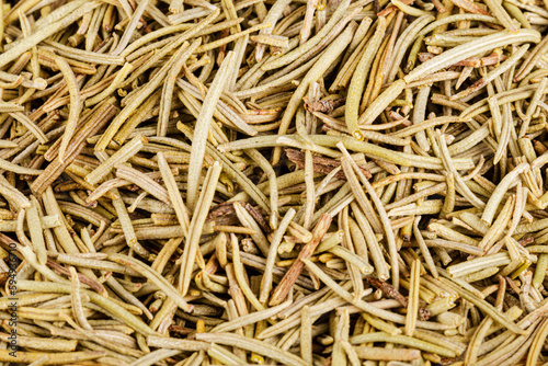 Close up of dried Rosemany Leaves