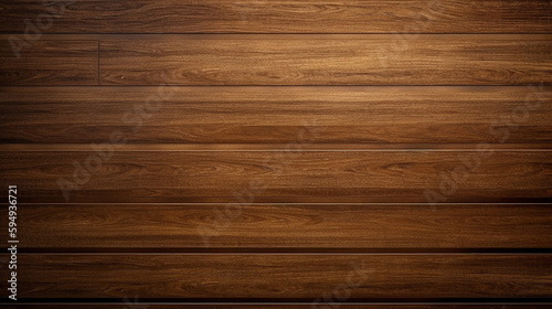 a brown wooden background with horizontal grooves wood pattern texture Generative AI