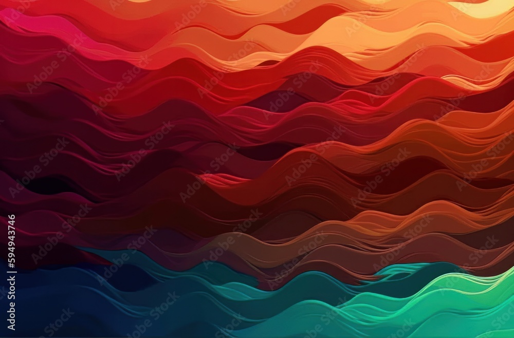Colorful abstract background with shapes. Generative AI Colorful abstract background with shapes. Generative AI