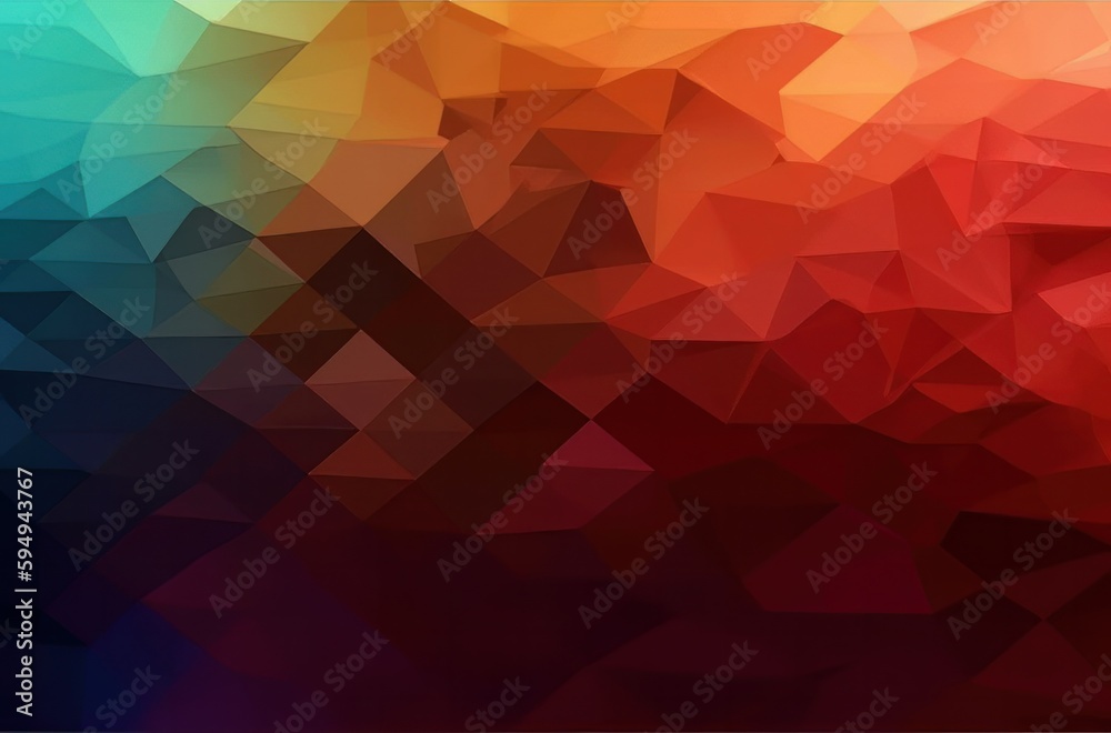 Colorful abstract background with shapes. Generative AI Colorful abstract background with shapes. Generative AI