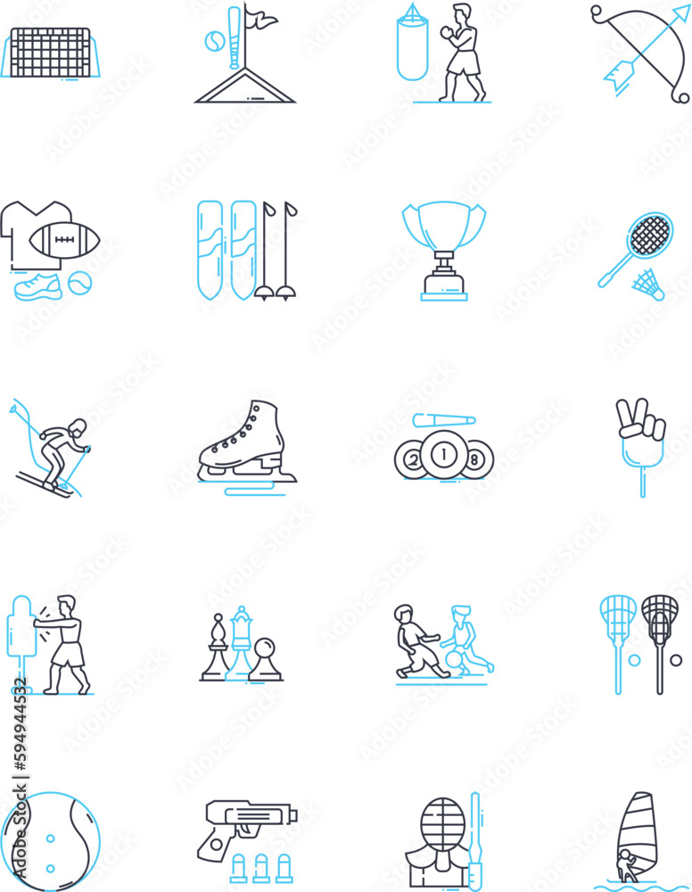 Track and field linear icons set. Sprint, Relay, Hurdle, Distance, Jump, Throw, Polevault line vector and concept signs. Steeplechase,Discus,Shotput outline illustrations Track and field linear icons set. Sprint, Relay, Hurdle, Distance, Jump, Throw, Polevault line vector and concept signs. Steeplechase,Discus,Shotput outline illustrations