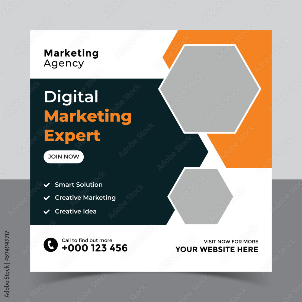 Creative Idea Digital Marketing Agency Template, advertising design, Digital marketing agency social media post template and instagram post banner Creative Idea Digital Marketing Agency Template, advertising design, Digital marketing agency social media post template and instagram post banner