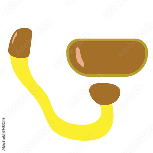Diving mask illustration. 
scuba mask. Snorkeling mask