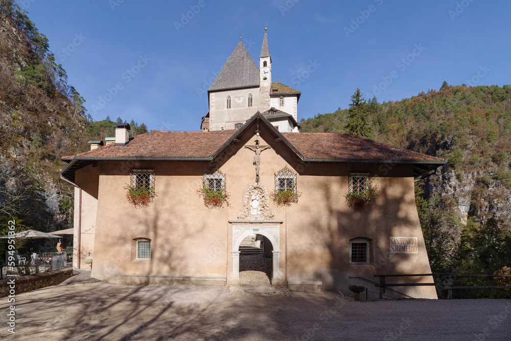 San Romedio Sanctuary, Trentino, Italy