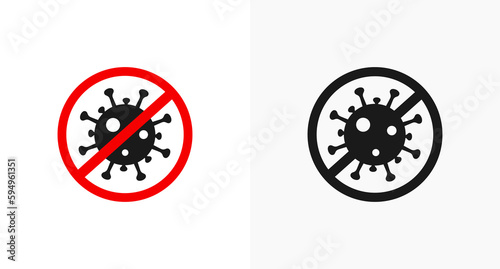 Best Antibacterial label or antibacterial icon vector isolated in flat style. Simple Antibacterial icon vector for product packaging design element. Antibacterial icon vector for design element.