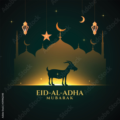 eid al adha mubarak islamic festival colorful luxury Islamic background with decorative ornament, eid Mubarak social media post design.
