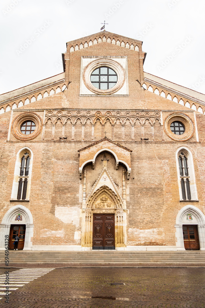 Obraz premium View of the Cathedral of Udine, Friuli Venezia Giulia - Italy